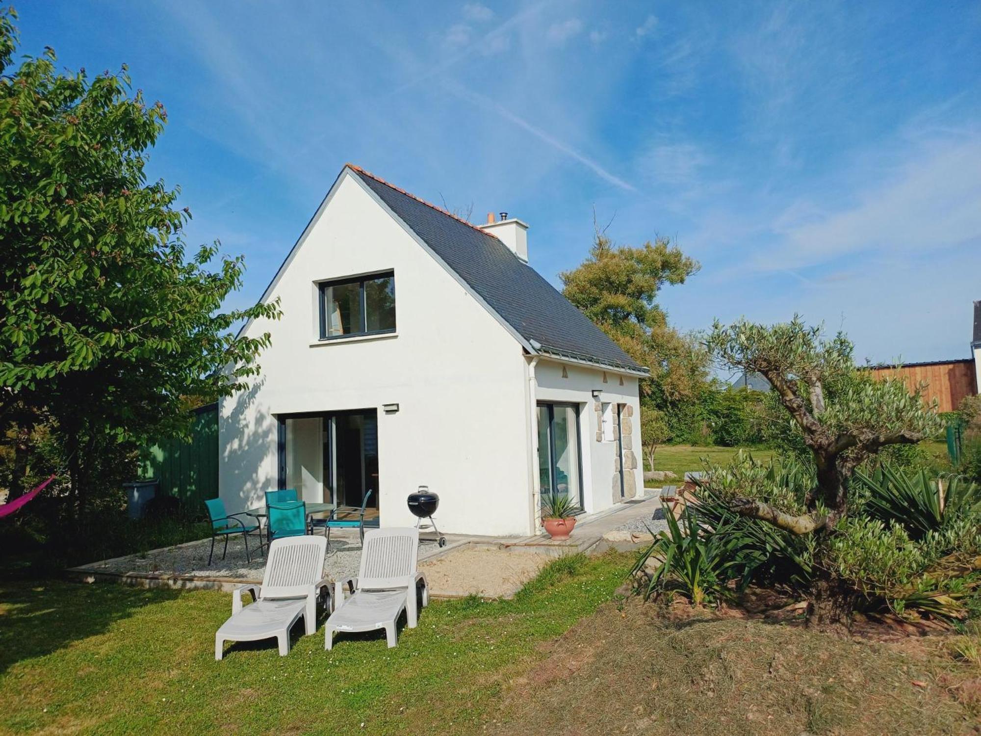 Maison De Vacances 4 Pers Avec Jardin Privatif A 1Km Plage Lines Et 300M De La Mer De Gavres - Ar Pil Jadur Plouhinec  Extérieur photo